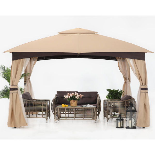 ABCCANOPY 12 Ft. W x 10 Ft. D Steel Patio Gazebo Wayfair